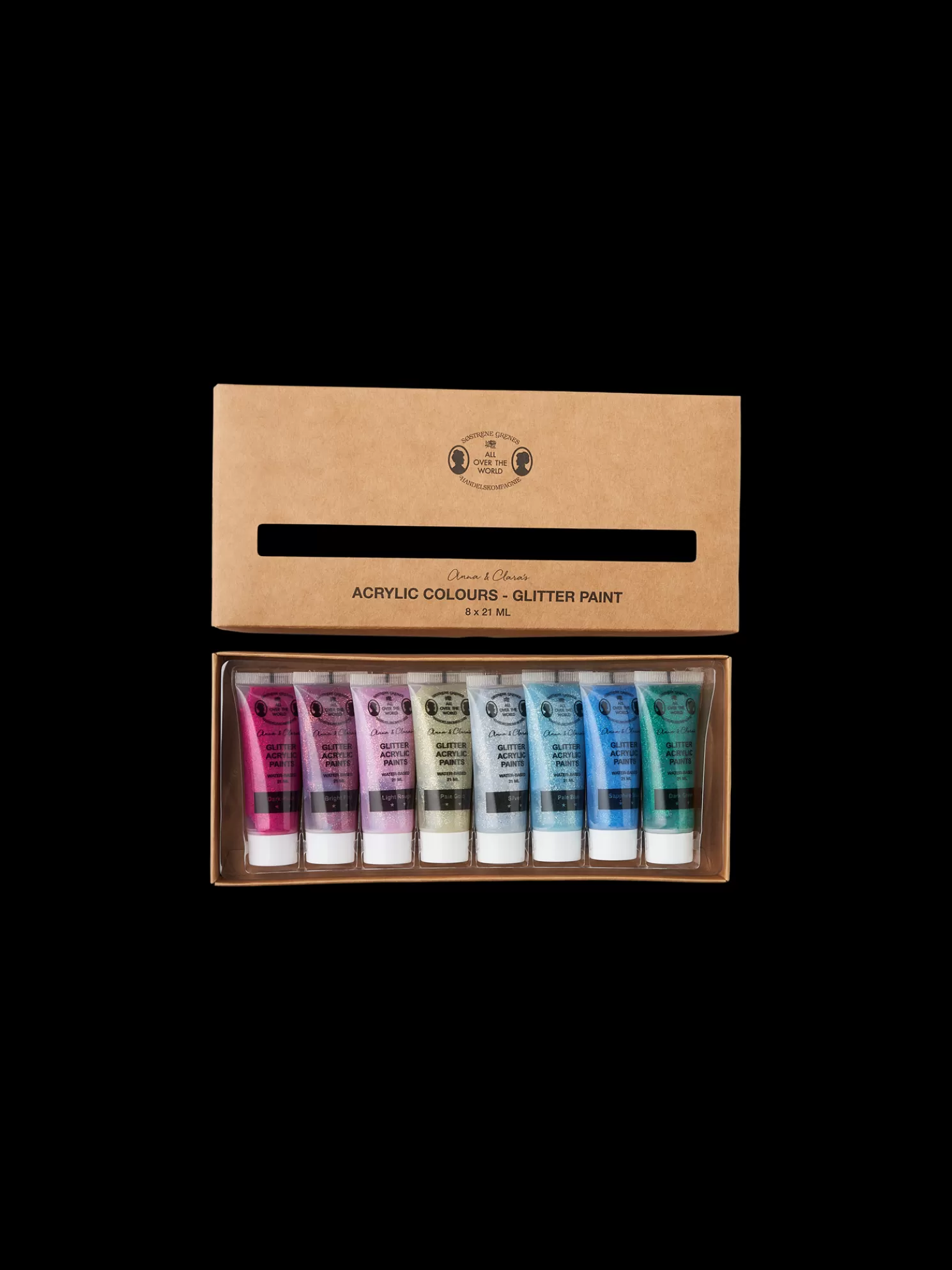 Best Sale Søstrene Grene Schweiz Acryl-Glitzerfarben-Set Multi