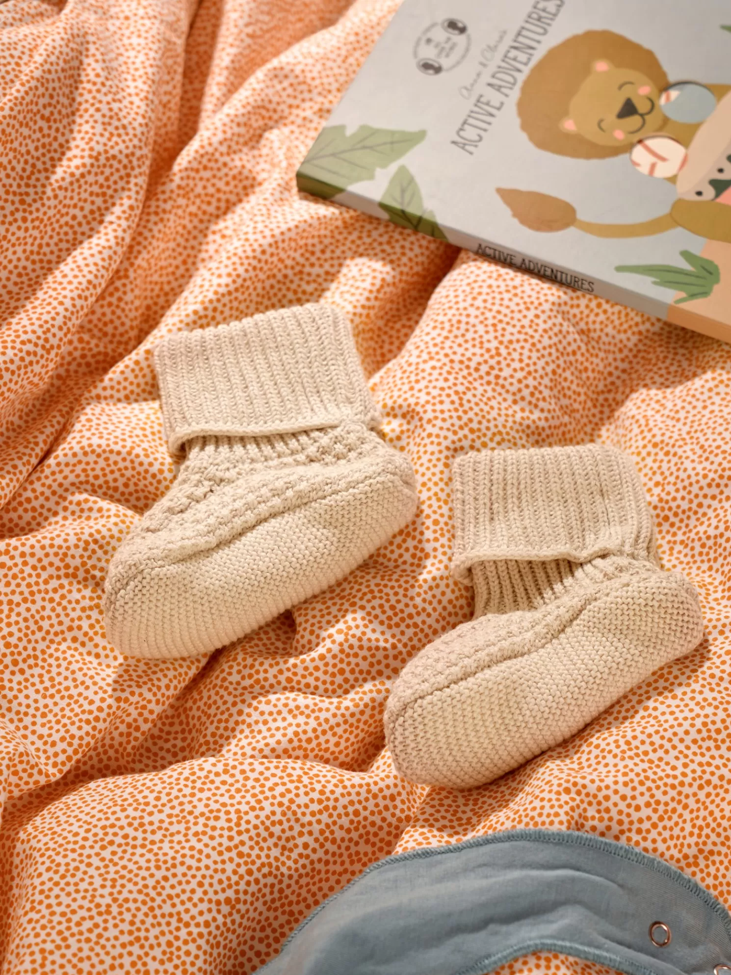 Best Sale Søstrene Grene Schweiz Babypantoffeln Off White