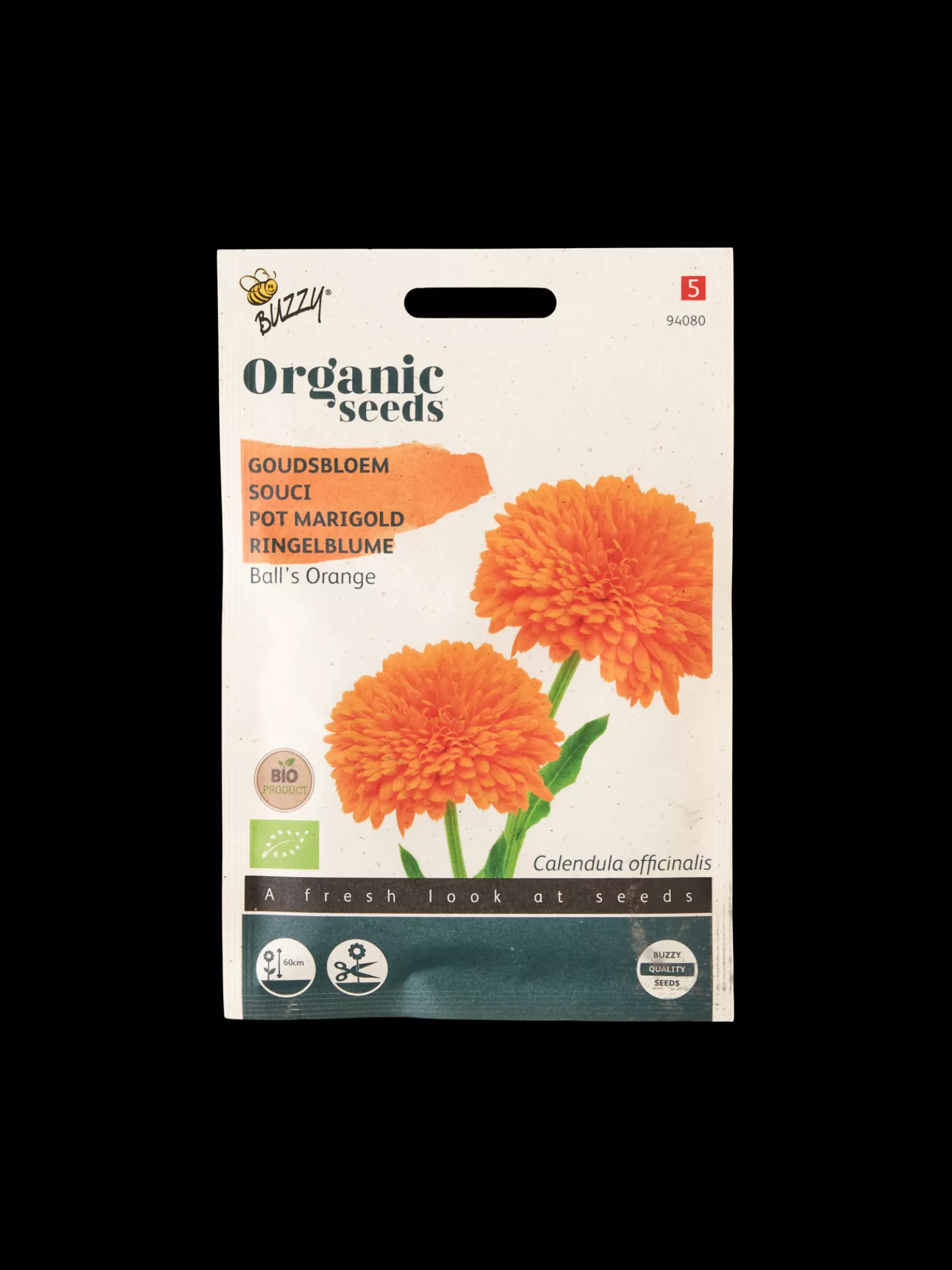 New Søstrene Grene Schweiz Buzzy® Bio-Ringelblume Ball‘s Orange Multi