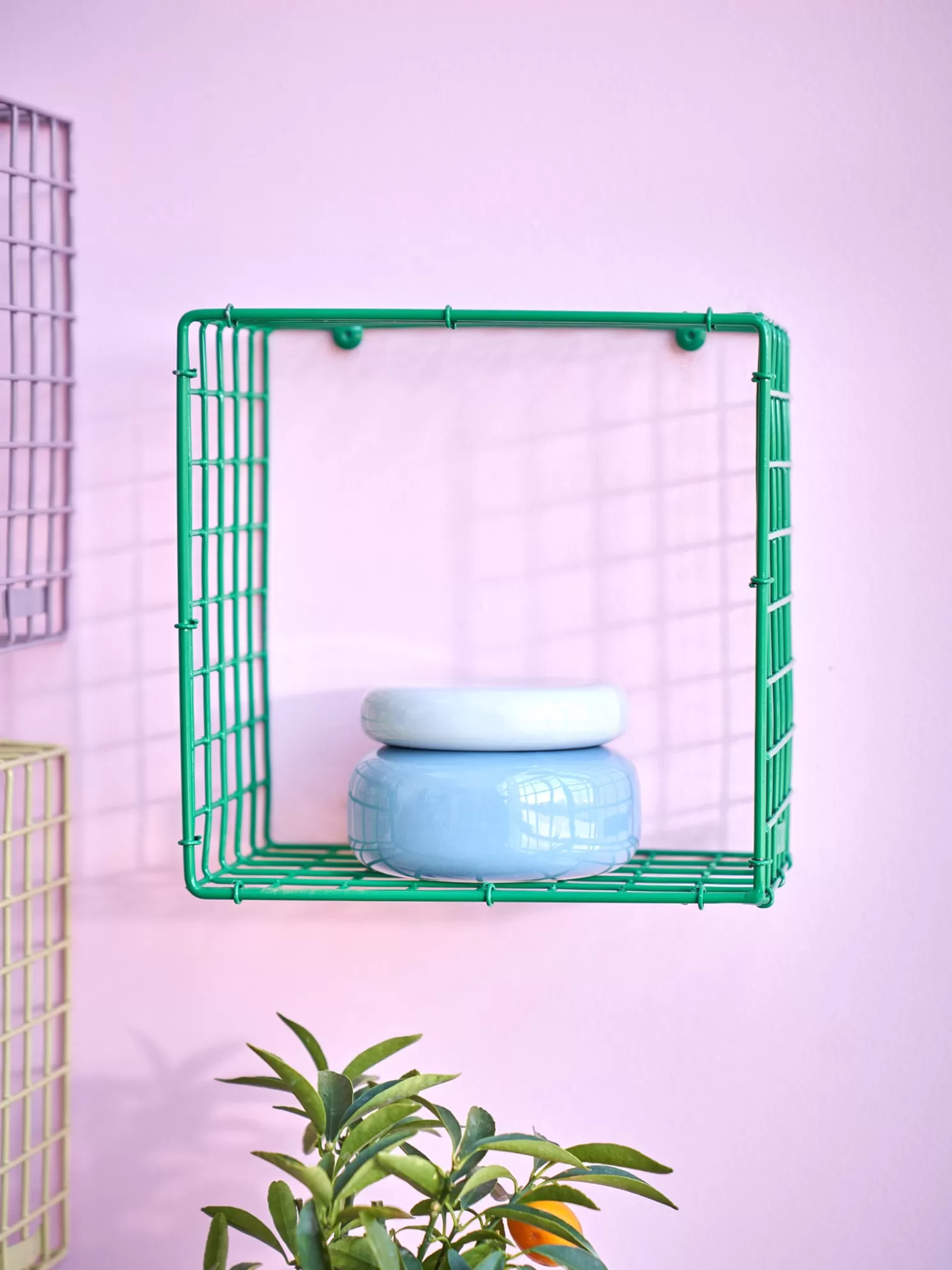 Best Sale Søstrene Grene Schweiz CUBE Wandregal Green