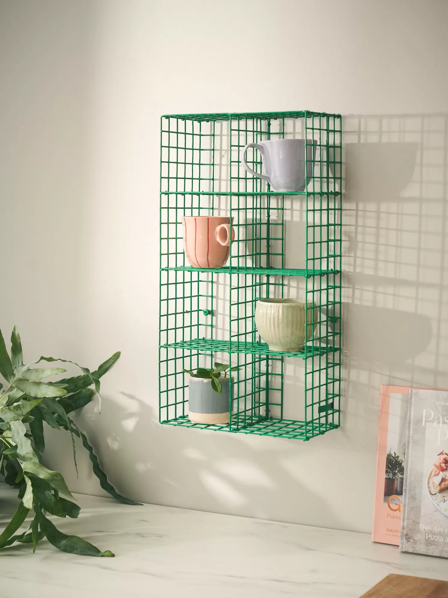 Best Søstrene Grene Schweiz CUP RACK Wandregal Green