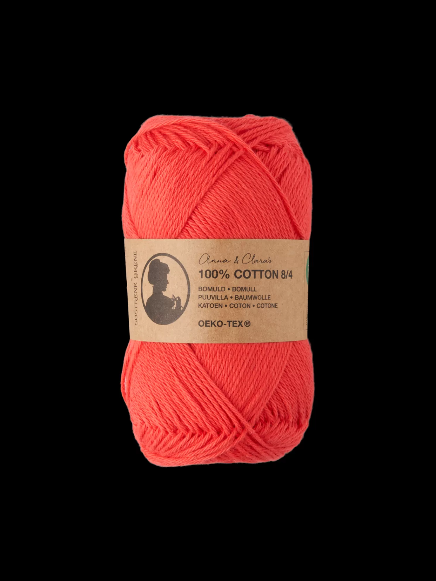 Fashion Søstrene Grene Schweiz Garn 8/4 Brick Red