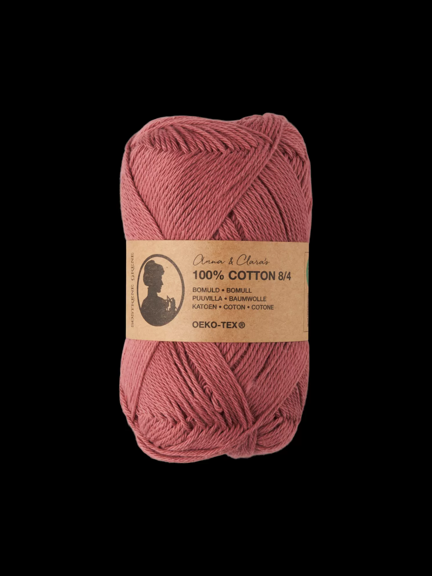 Outlet Søstrene Grene Schweiz Garn 8/4 Dark Rose