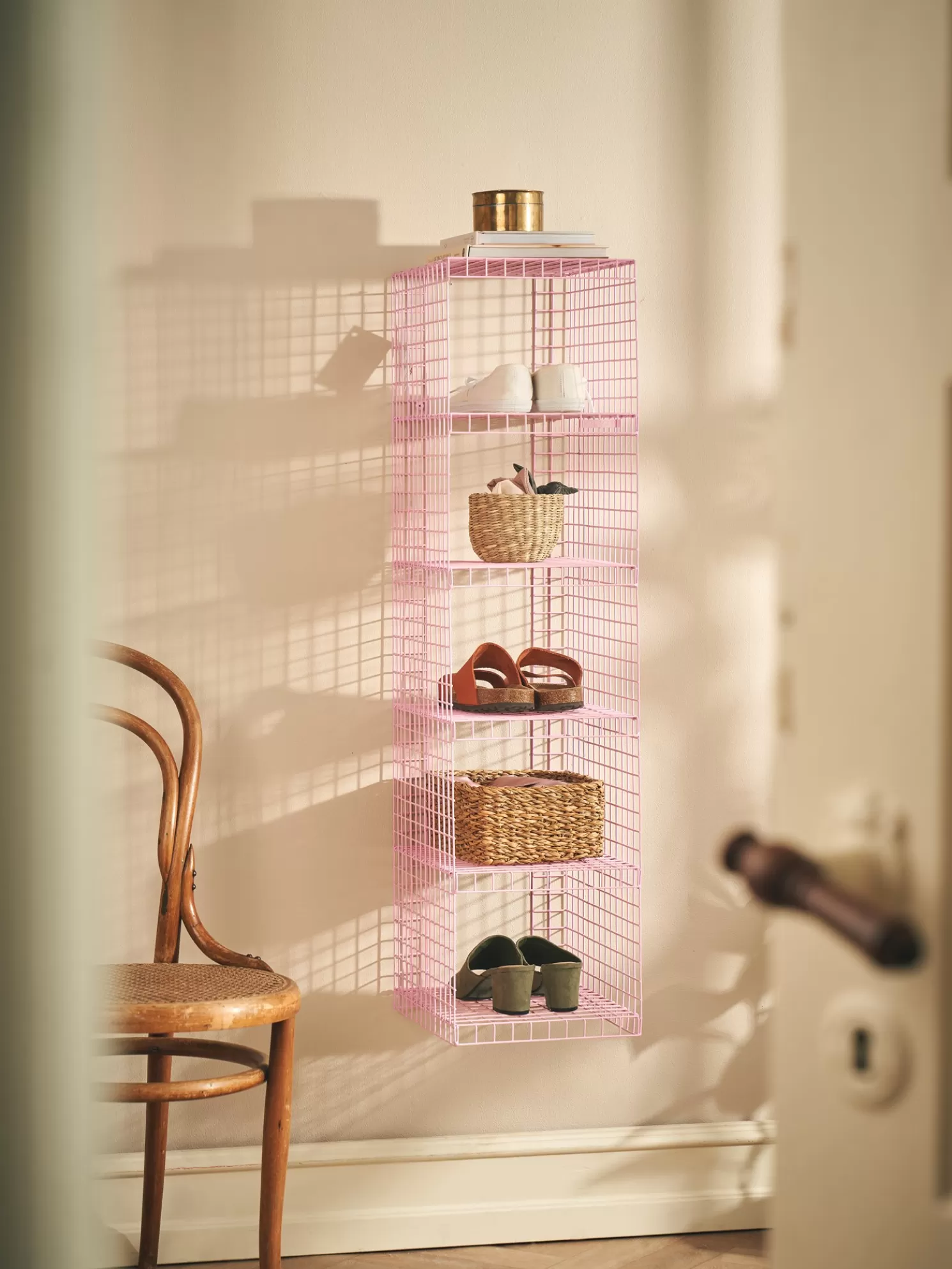 Best Sale Søstrene Grene Schweiz GRID RACK Wandregal Rose