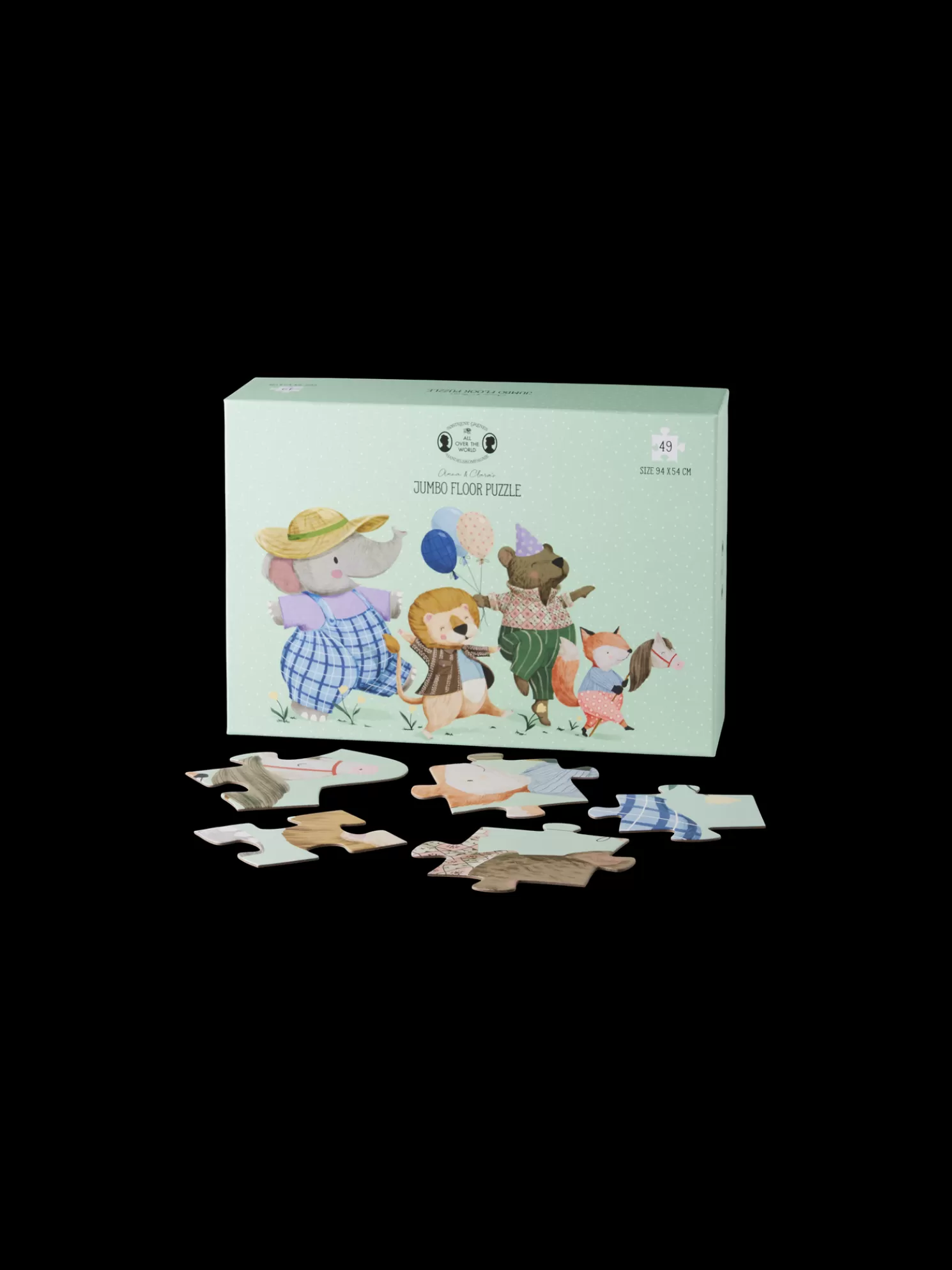 Shop Søstrene Grene Schweiz Jumbo-Puzzle 49 Teile Milky Green