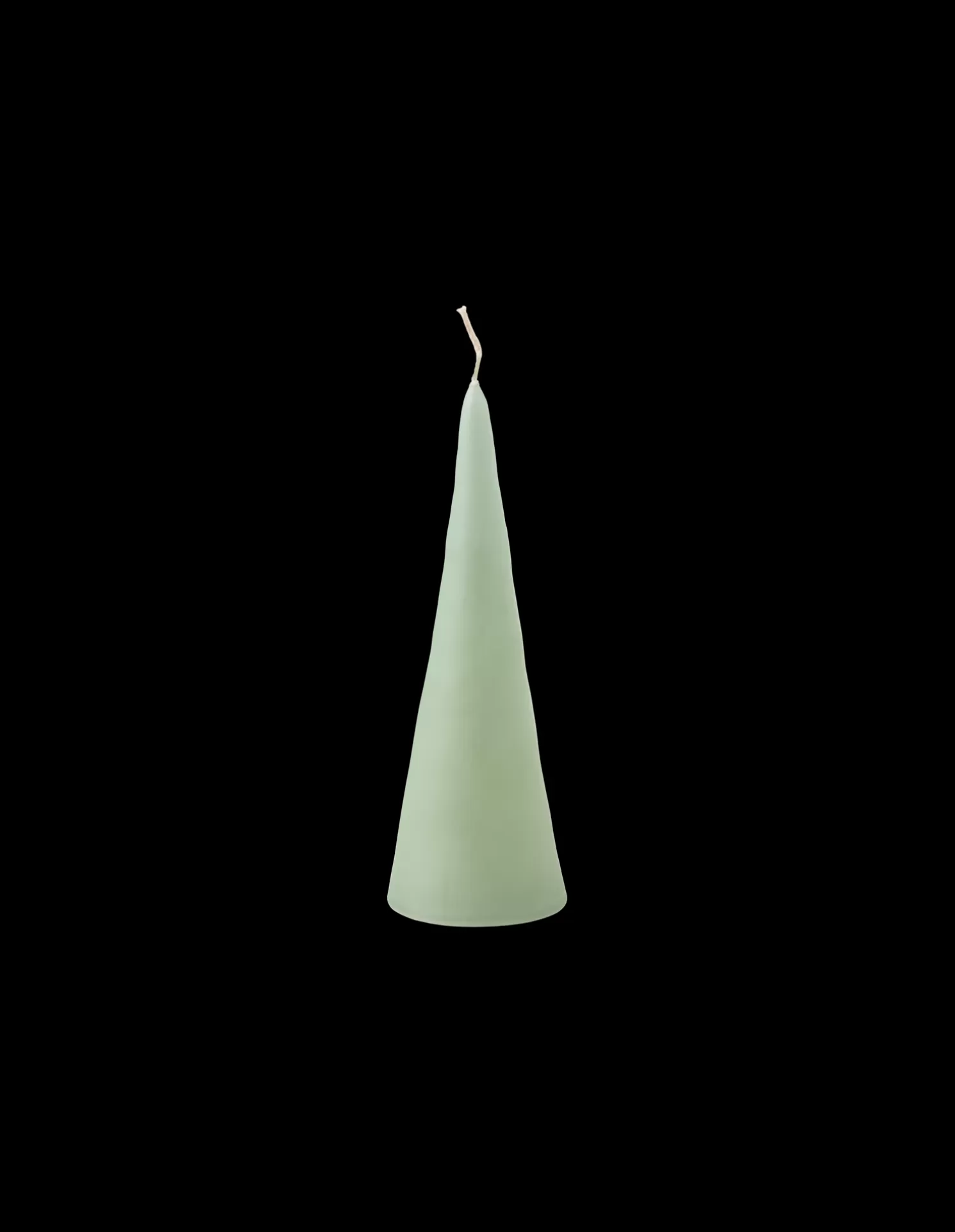 Clearance Søstrene Grene Schweiz Kegelkerze 16 Cm Dusty Green