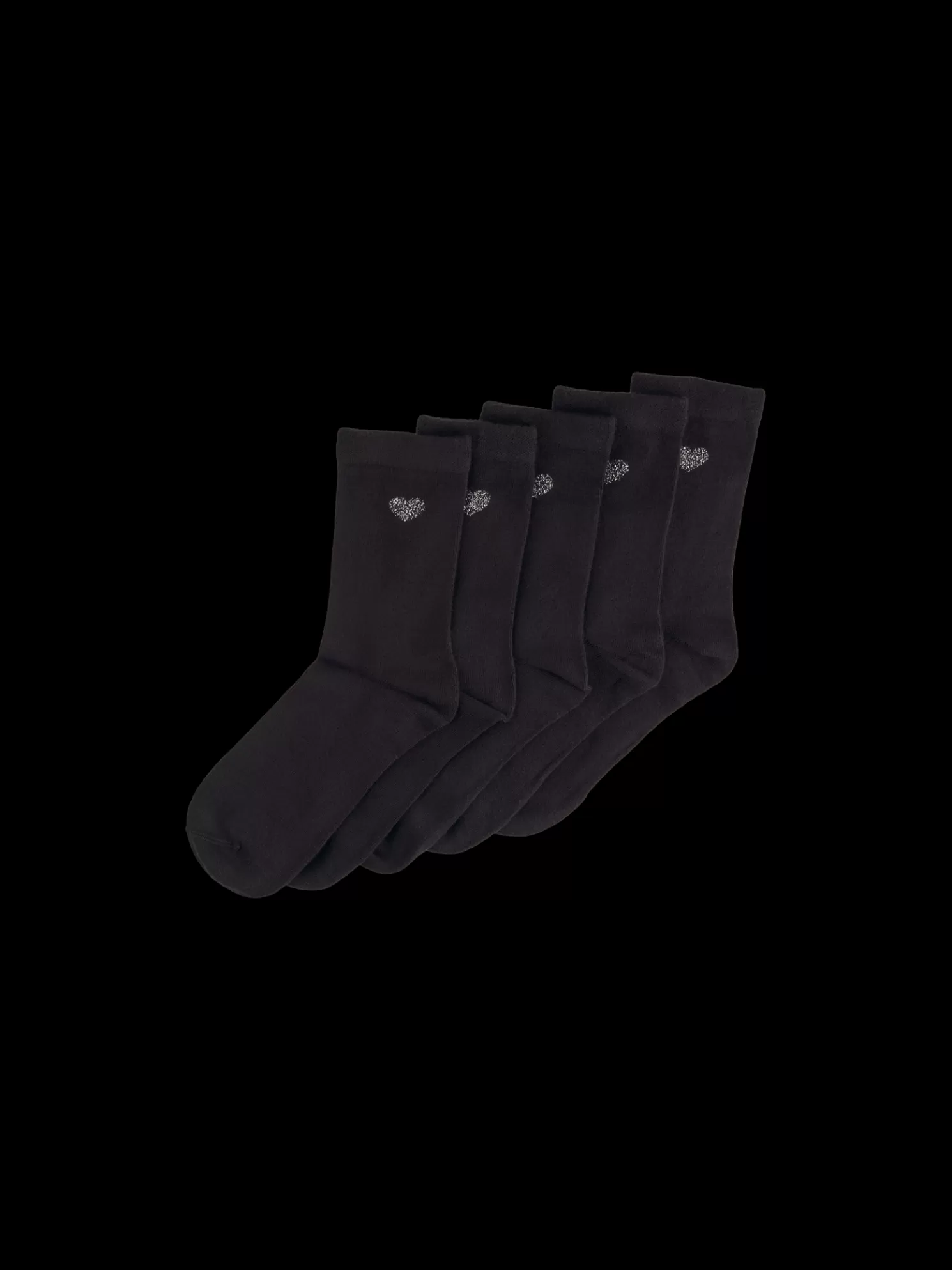 Store Søstrene Grene Schweiz Kindersocken 5er-Pack 31/33 Black