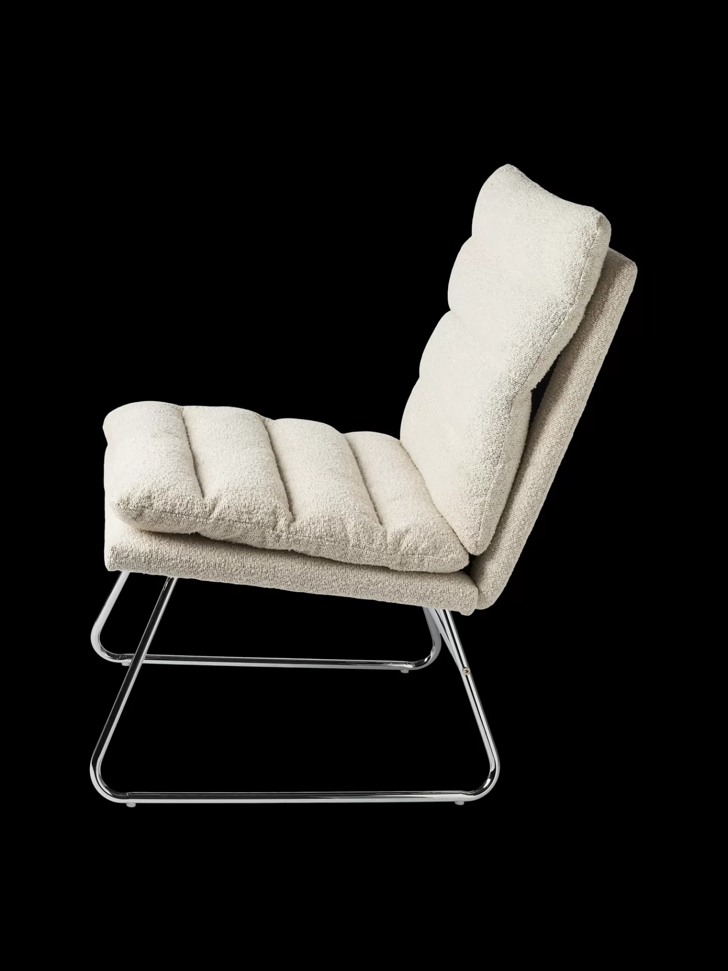 Sale Søstrene Grene Schweiz Loungesessel Mit Bouclé-Stoff Off White