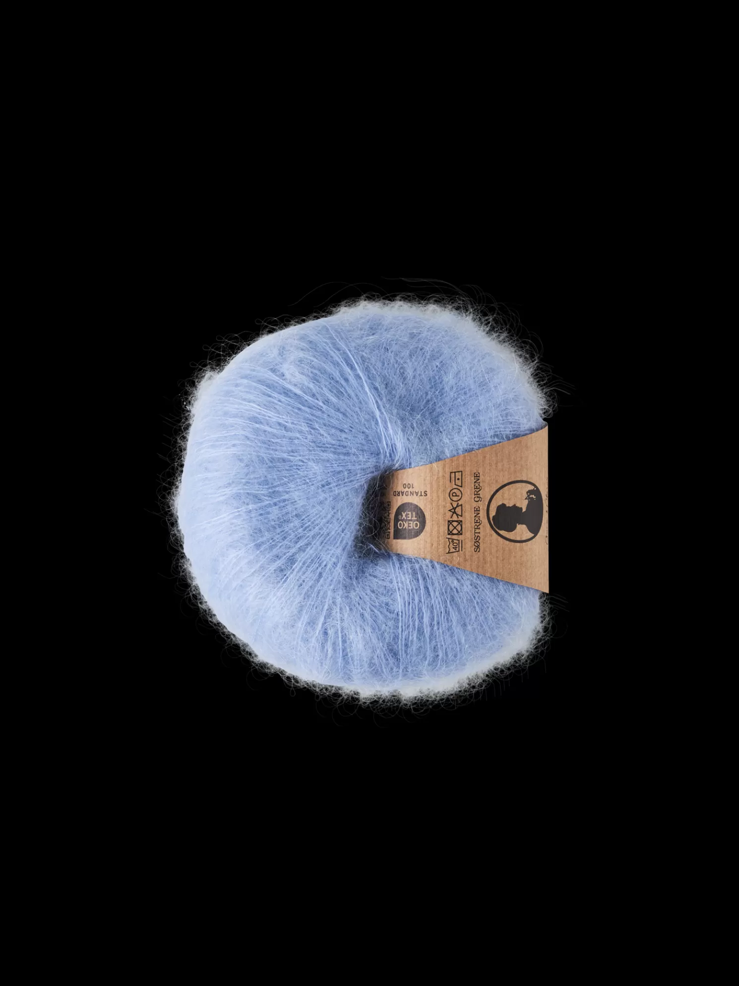 New Søstrene Grene Schweiz Mohair-Nylon-Garn Light Blue