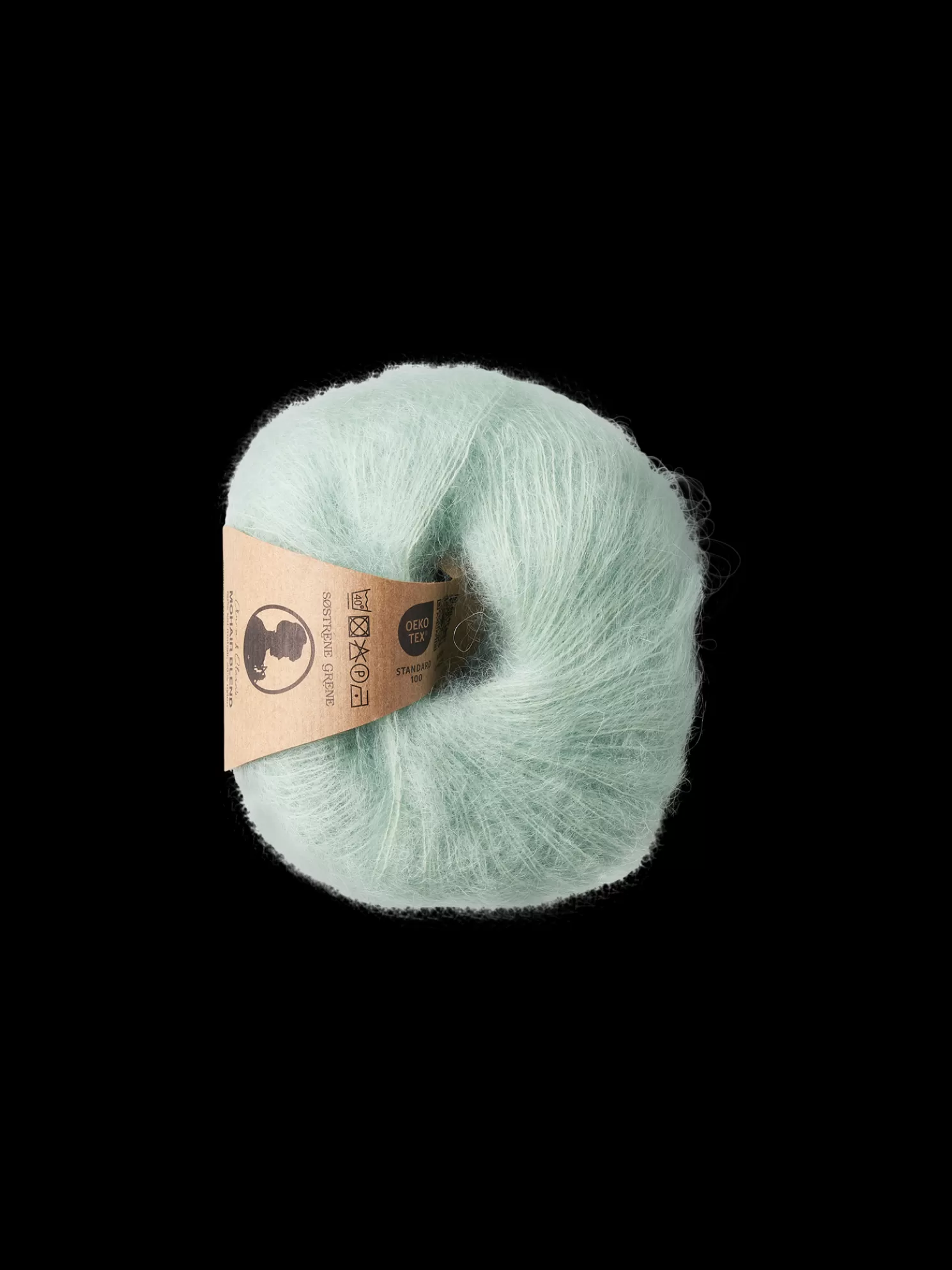 Outlet Søstrene Grene Schweiz Mohair-Nylon-Garn Moss Green