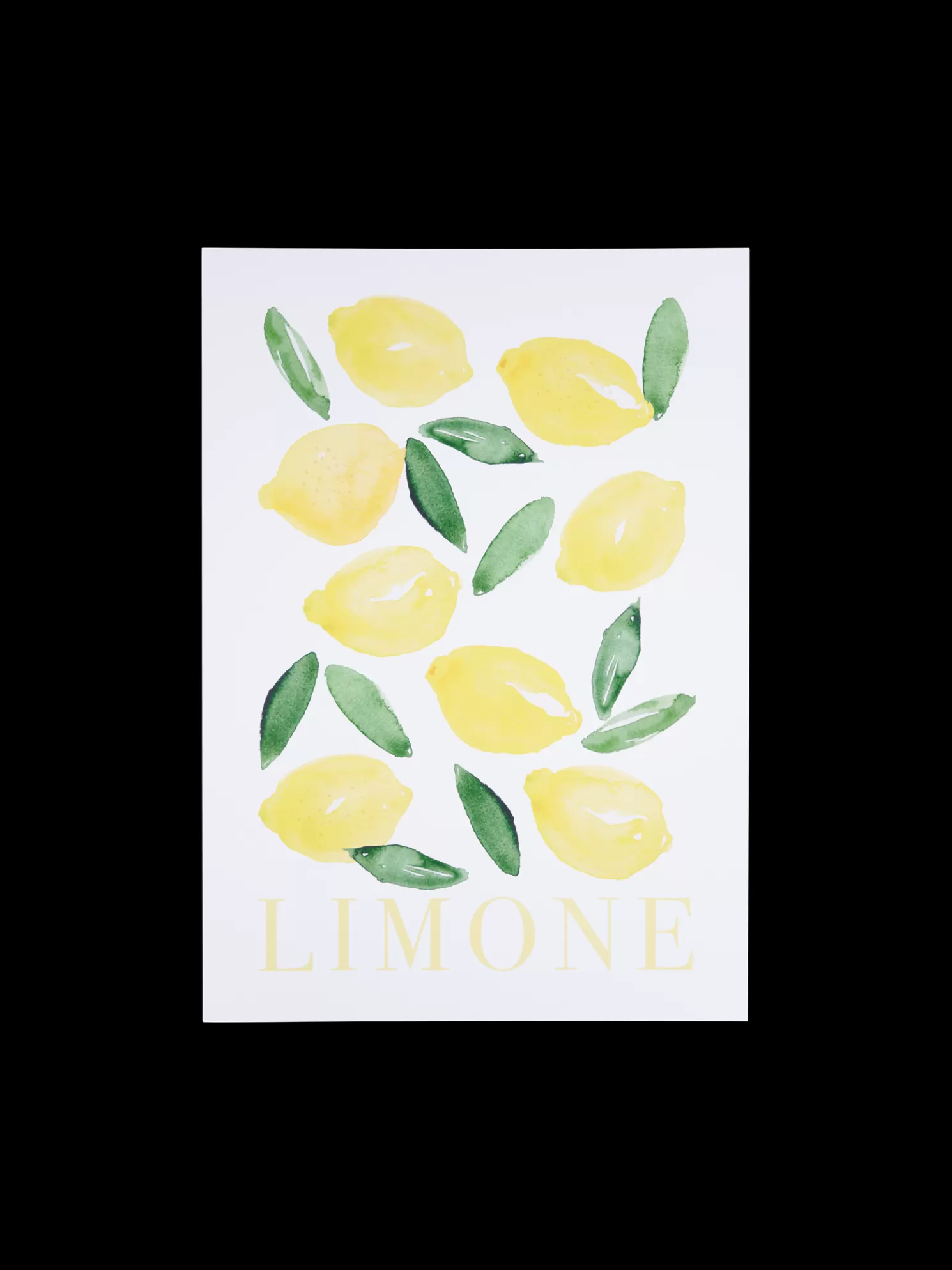 Fashion Søstrene Grene Schweiz Poster A3 Yellow