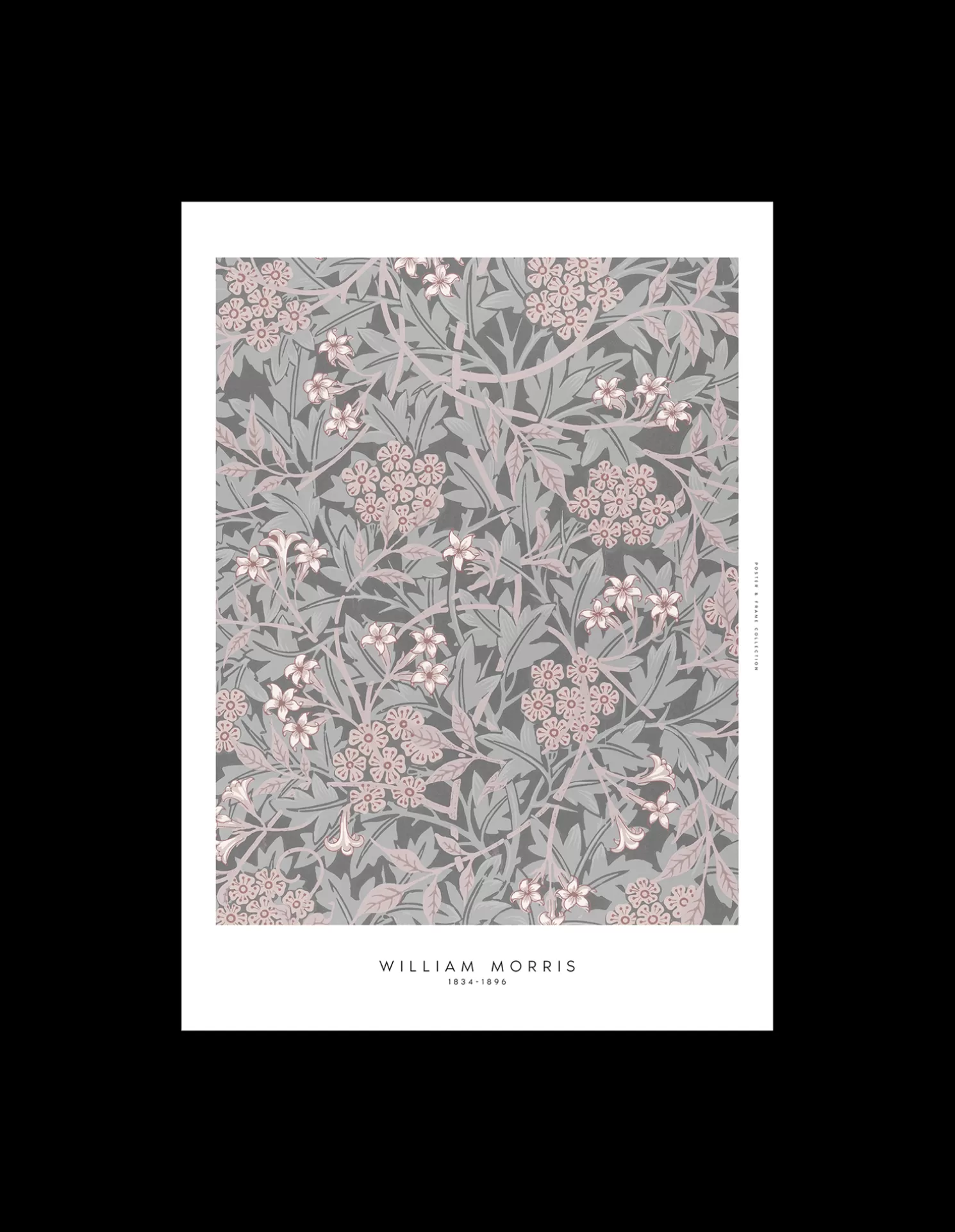 Outlet Søstrene Grene Schweiz Poster Dust Rose 40 X 50 Cherry Red