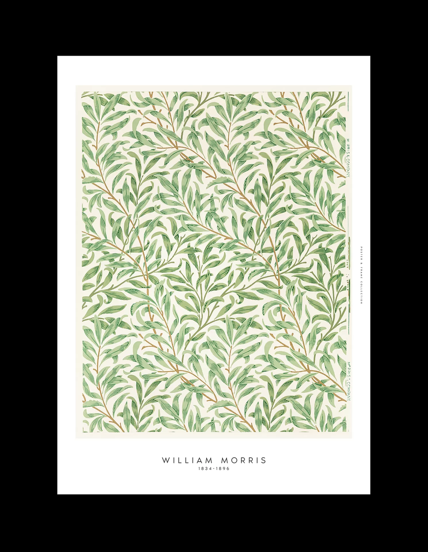 New Søstrene Grene Schweiz Poster Green Leaves 50 X 70 Pine Green