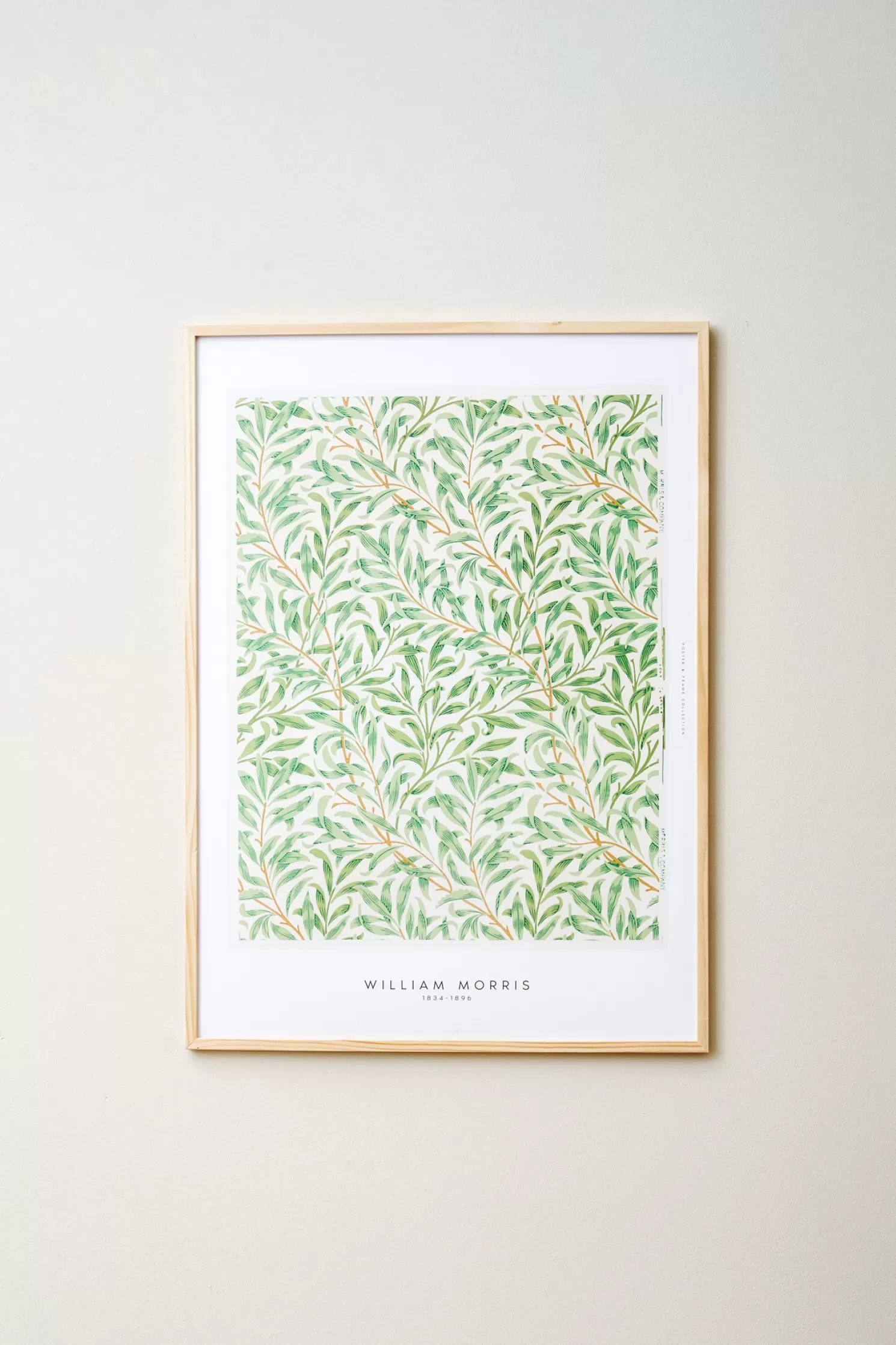 New Søstrene Grene Schweiz Poster Green Leaves 50 X 70 Pine Green