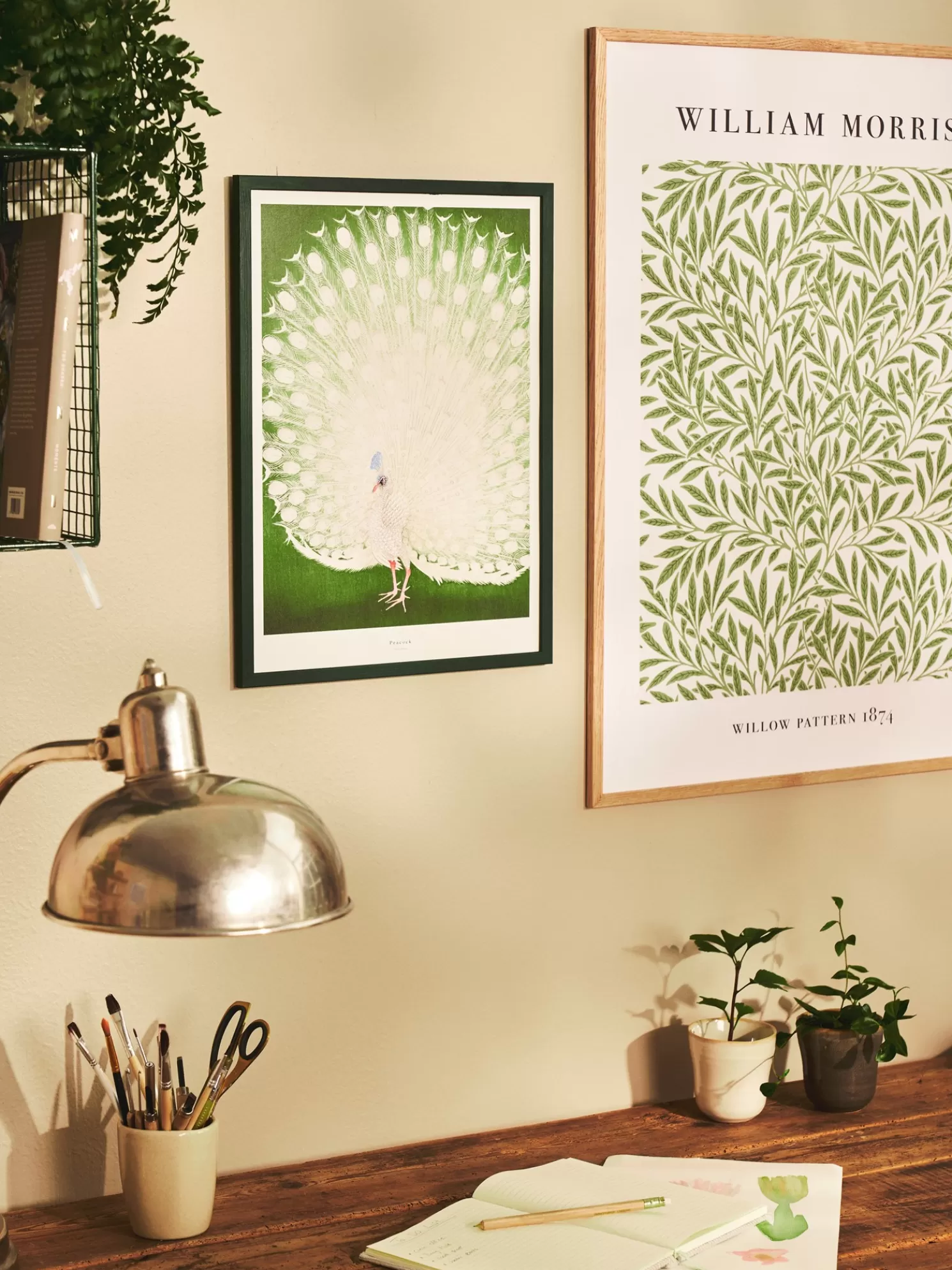 Fashion Søstrene Grene Schweiz Poster Peacock A3 Fern Green