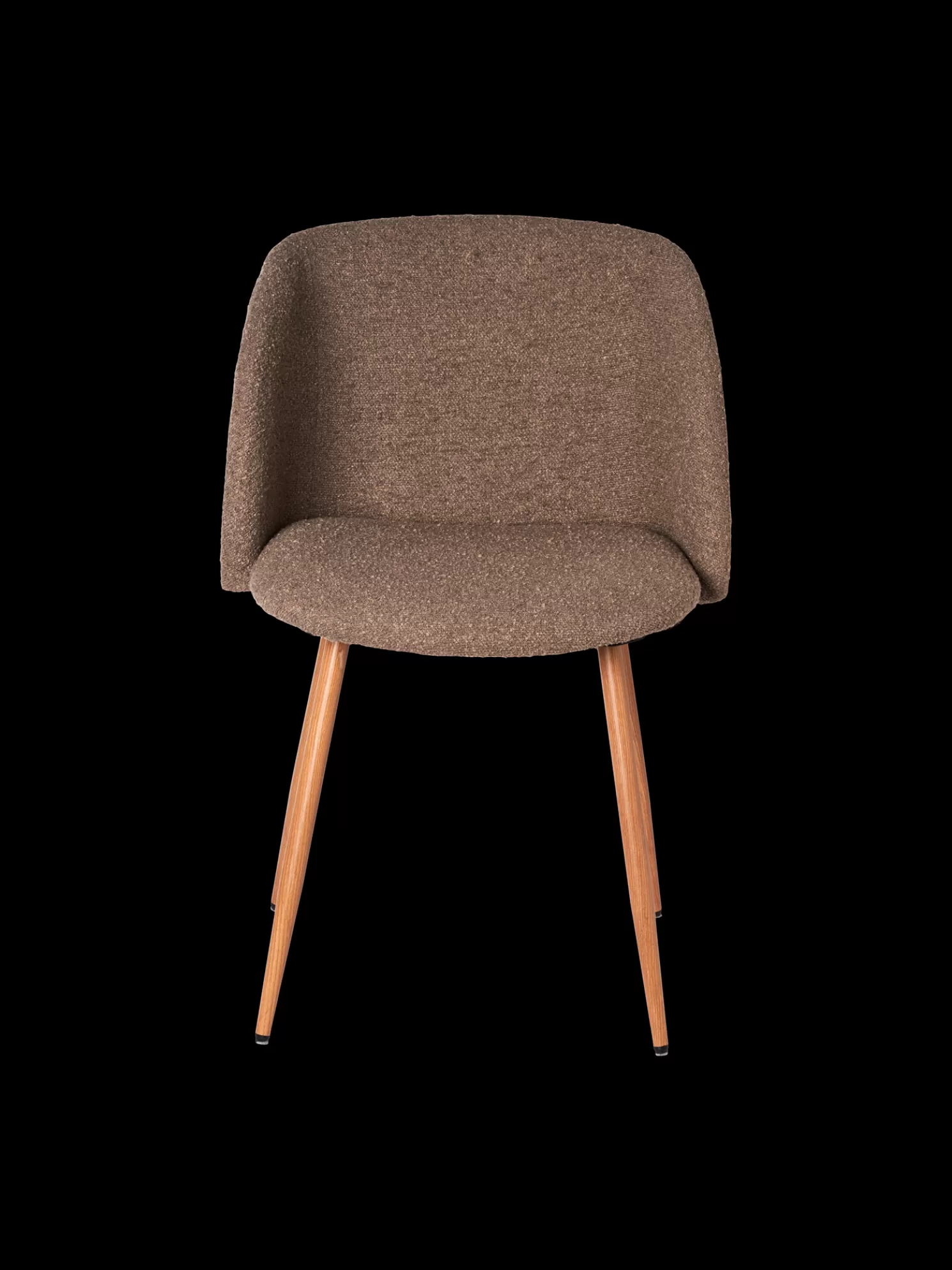 Outlet Søstrene Grene Schweiz Stuhl Mit Bouclé-Stoff Brown