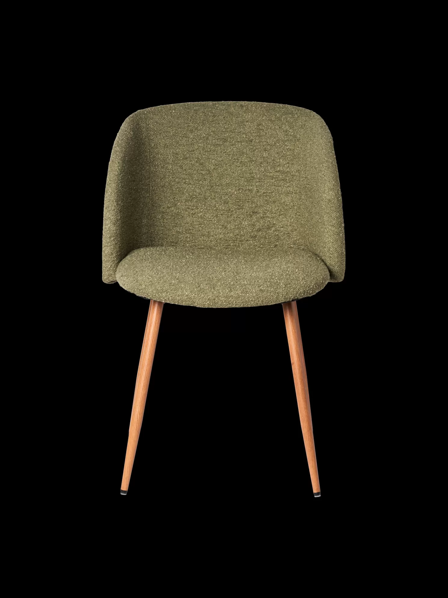 Store Søstrene Grene Schweiz Stuhl Mit Bouclé-Stoff Olive Green