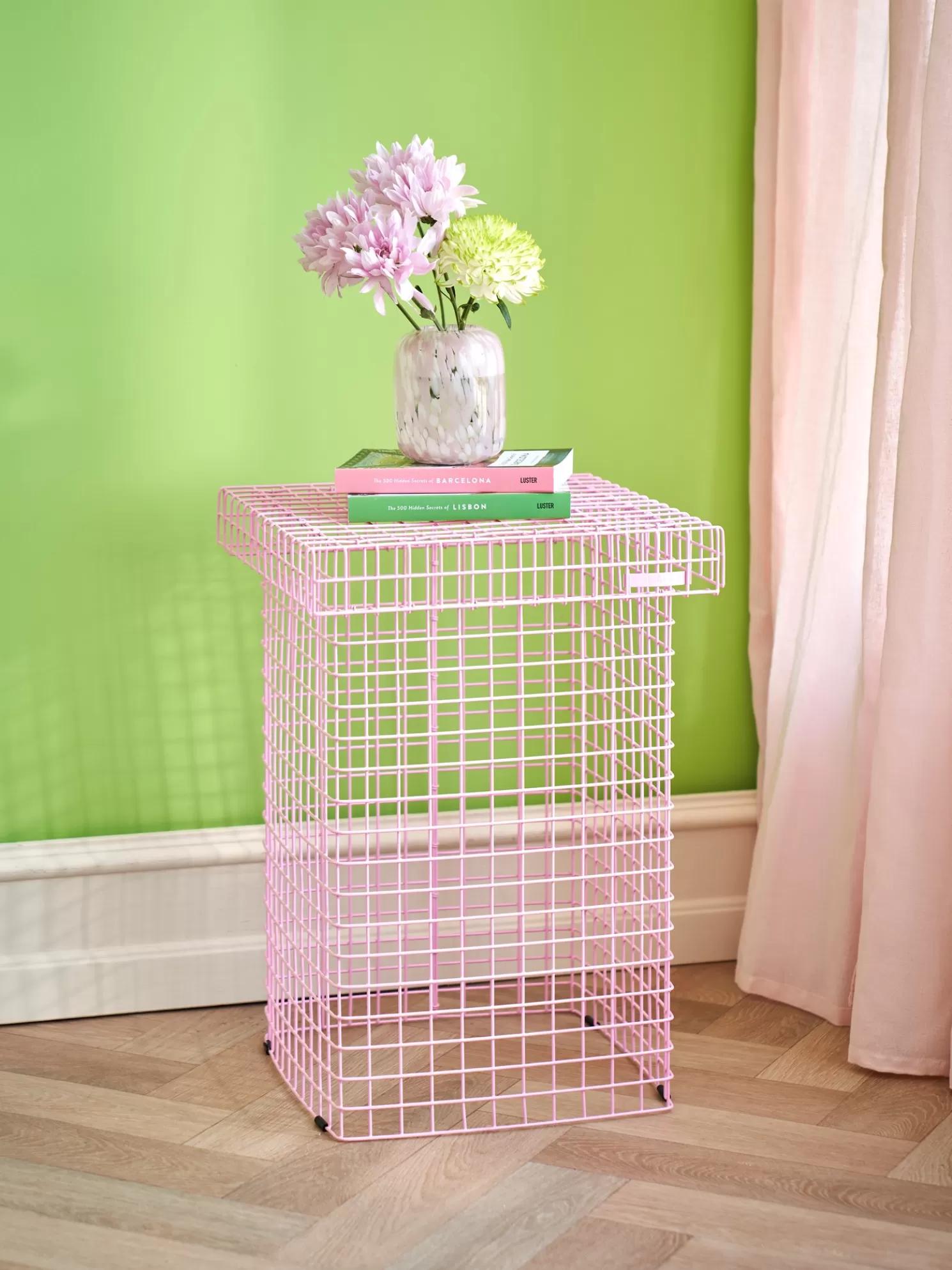 Hot Søstrene Grene Schweiz WIRE STOOL Hocker Rose